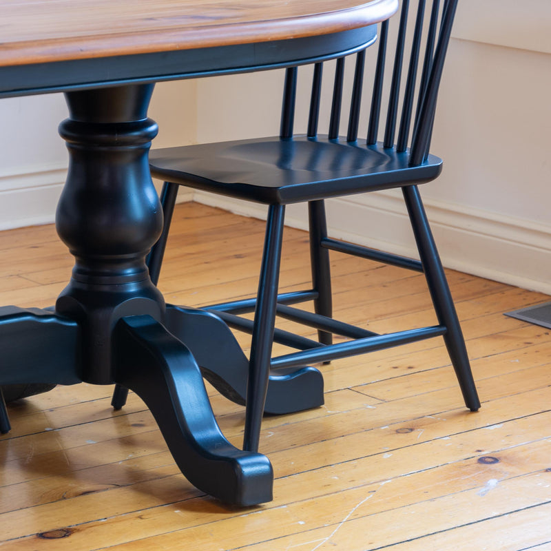 Glenora Table and Four Whittaker in Black/Williams
