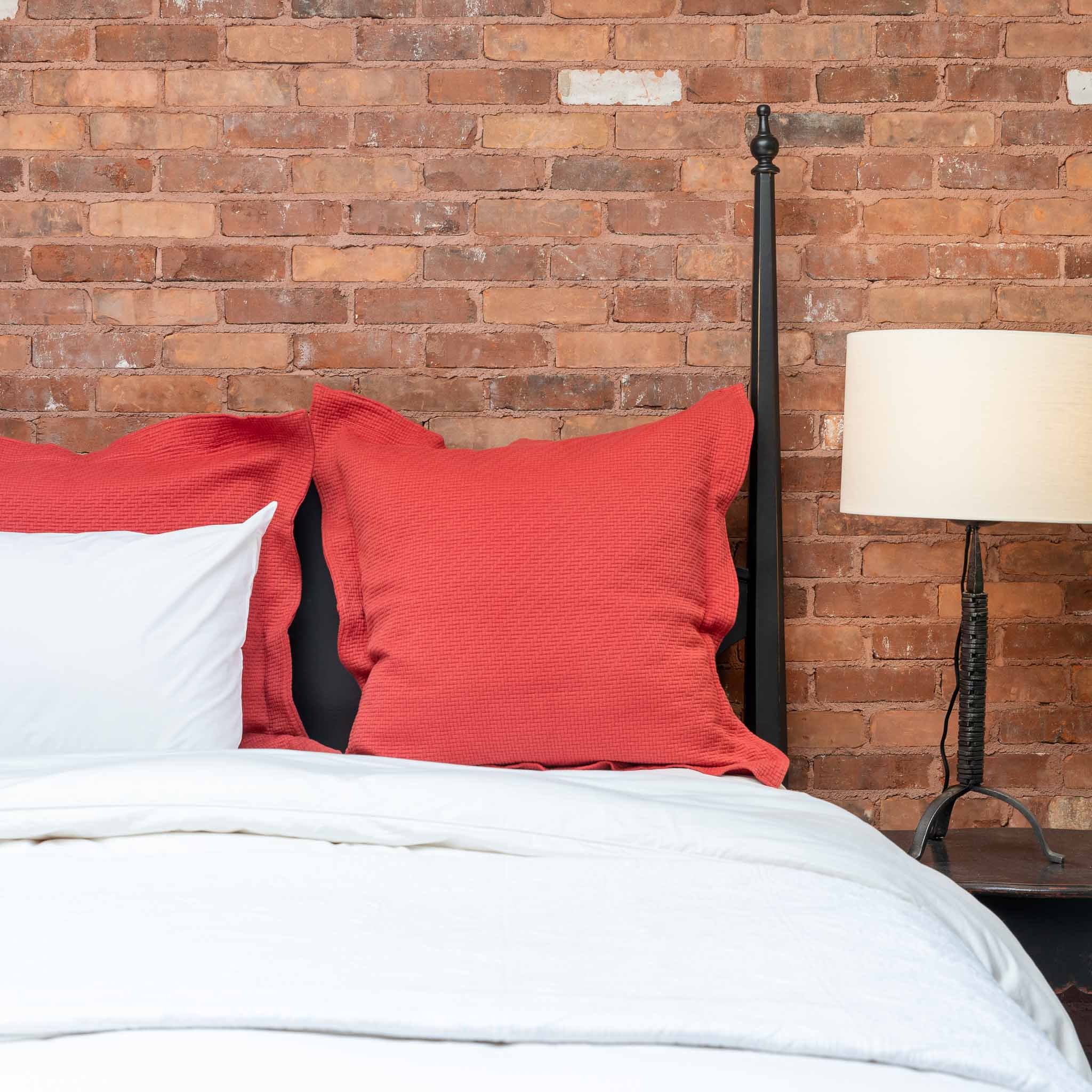 Euro Sham in Redwood The Emporium Ottawa Bedding