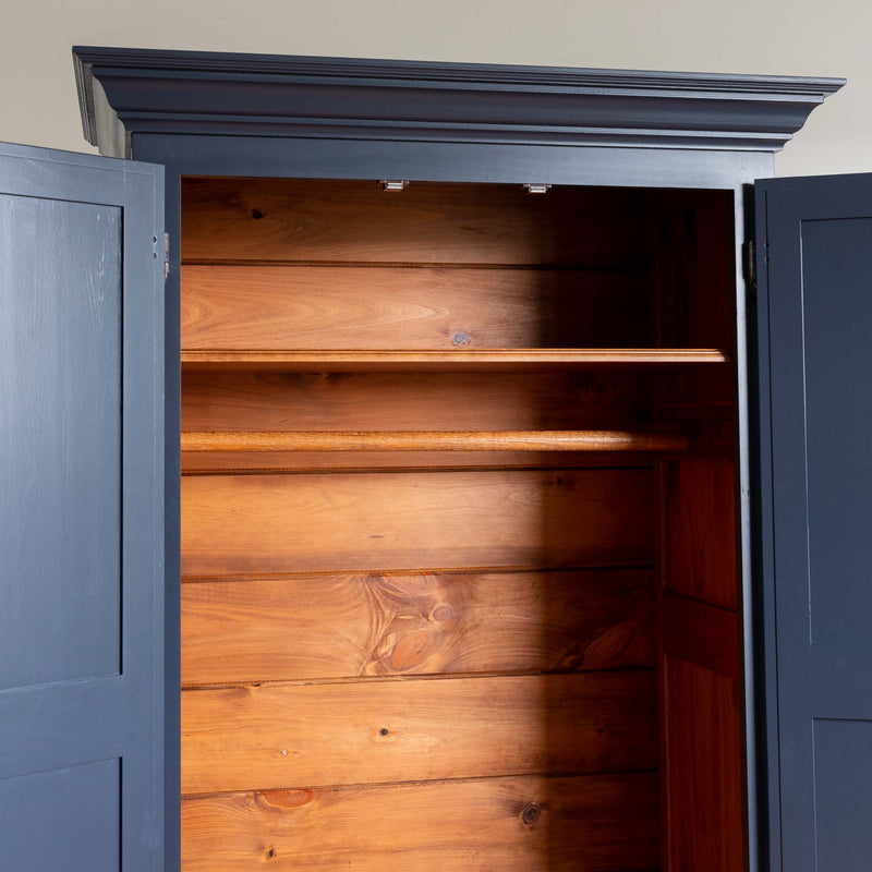 Small Chelsea Armoire in Hale Navy