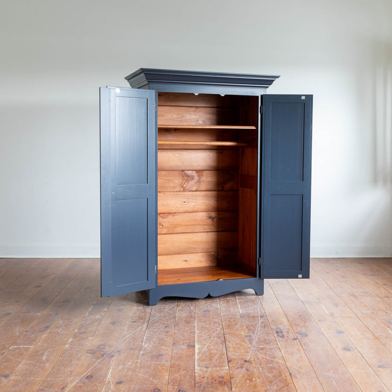 Small Chelsea Armoire in Hale Navy