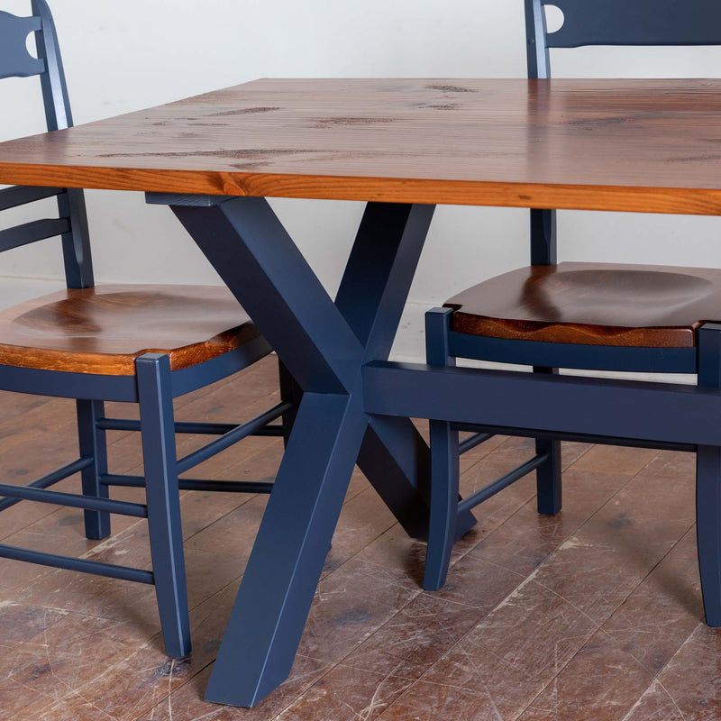 Xander Table & Sorel Chairs in Hale Navy/Williams