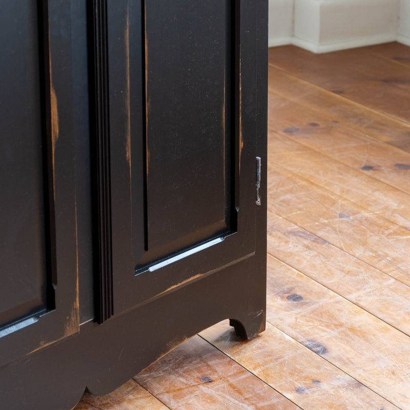 Shallow Chelsea Armoire in Black