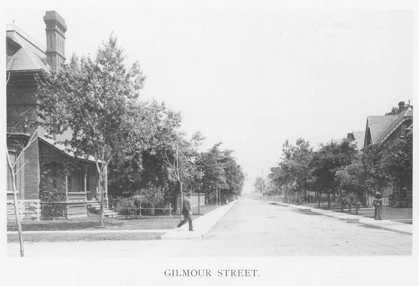 Vintage Ottawa Print: Gilmour Street