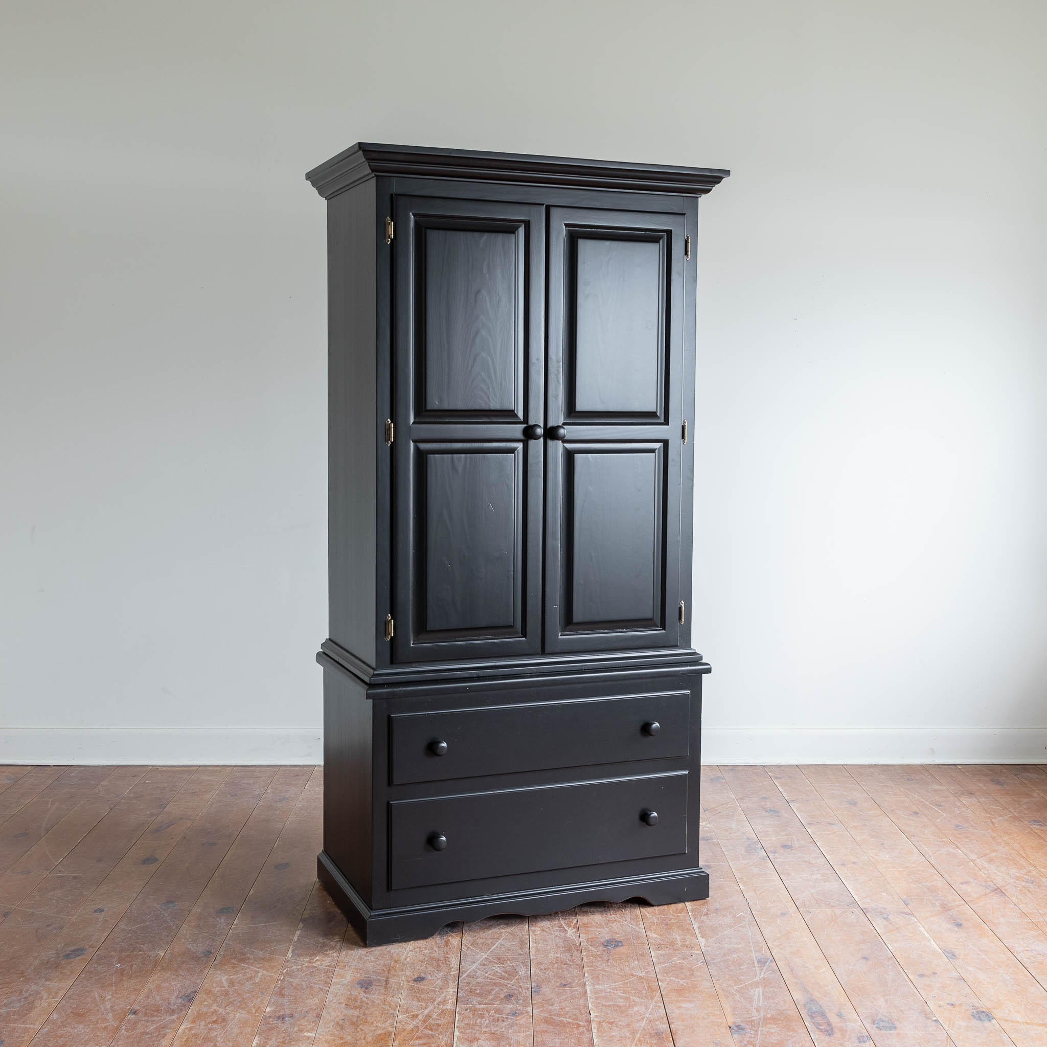 Waterloo Armoire in Black The Emporium