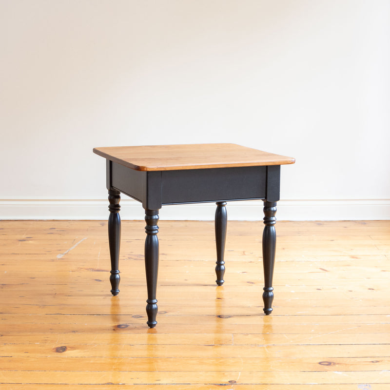 Milford Square Side Table in Black/Williams