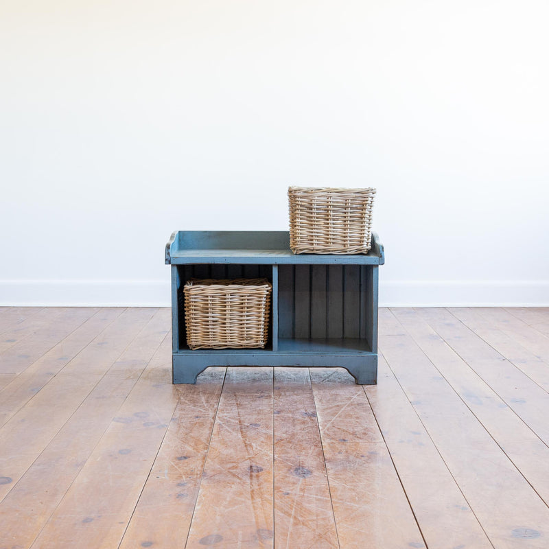 Cubby Bench in Vintage Blue/Black