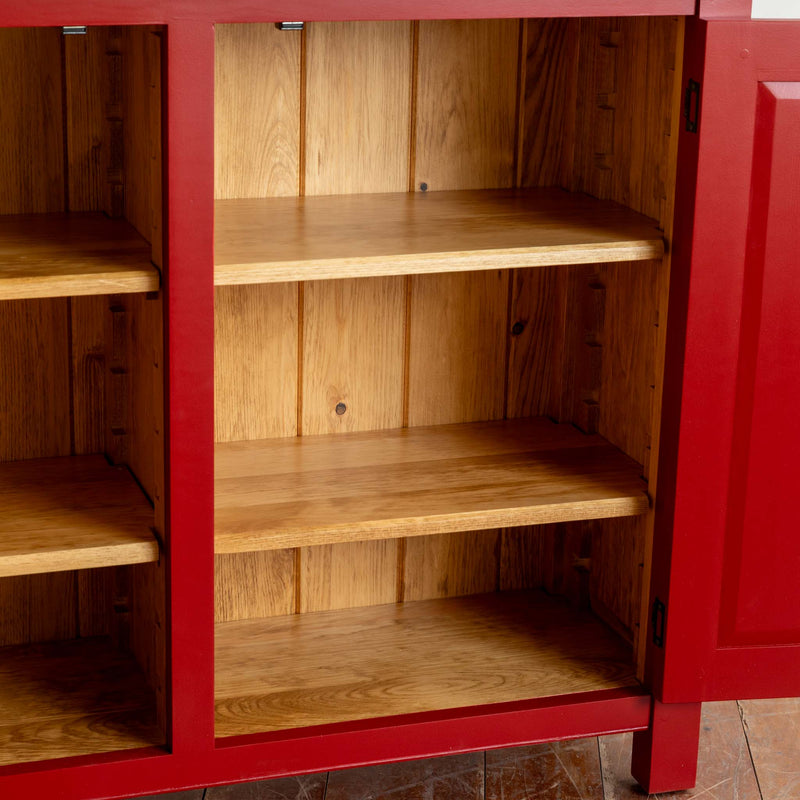 Austin Sideboard in Red/Honey