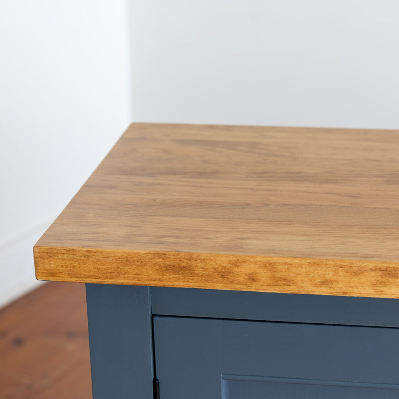 Austin Sideboard in Severn Blue/Honey