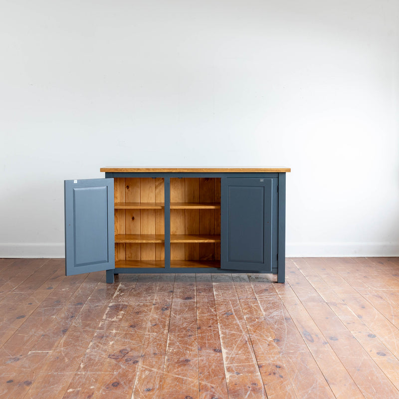 Austin Sideboard in Severn Blue/Honey