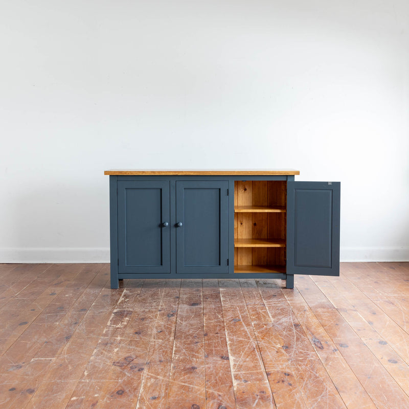 Austin Sideboard in Severn Blue/Honey