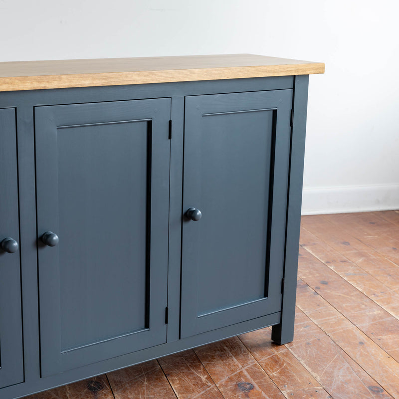 Austin Sideboard in Severn Blue/Honey