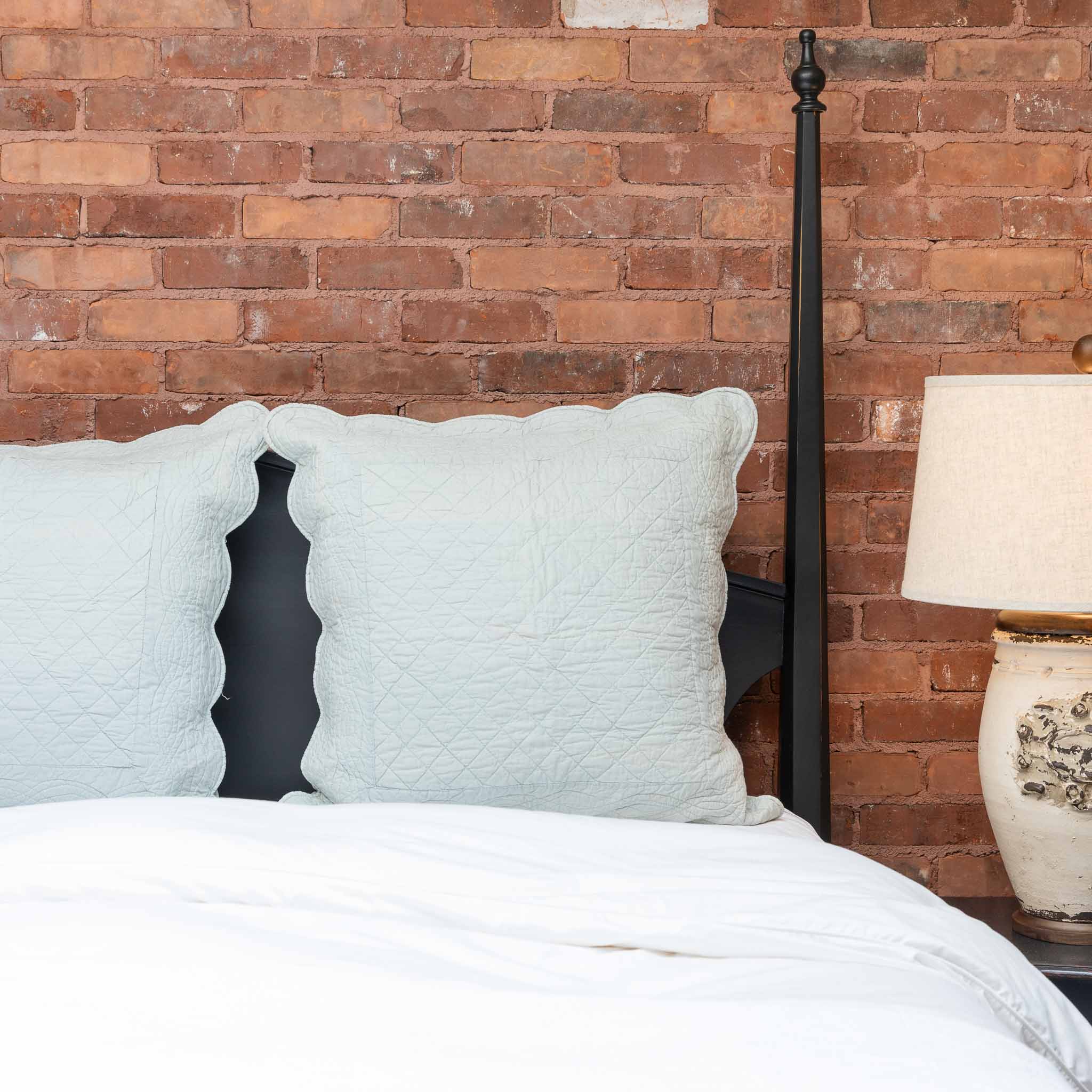 Euro Sham in Robin's Egg The Emporium Ottawa Bedding