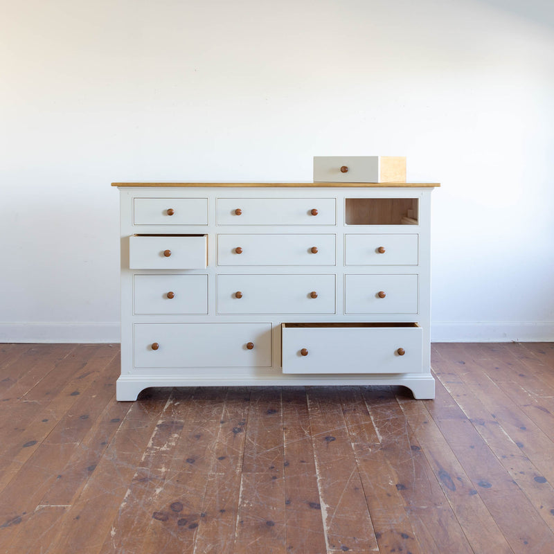 Burnside Chest in Finhaven/Standard White Lacquer