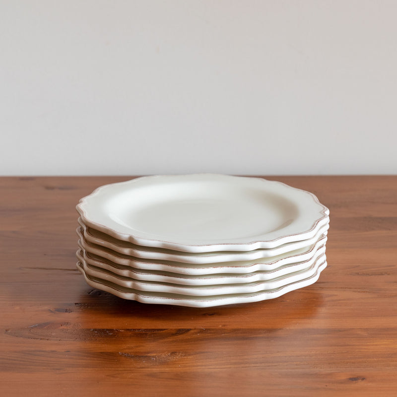 Carter Dining Plates in Cream