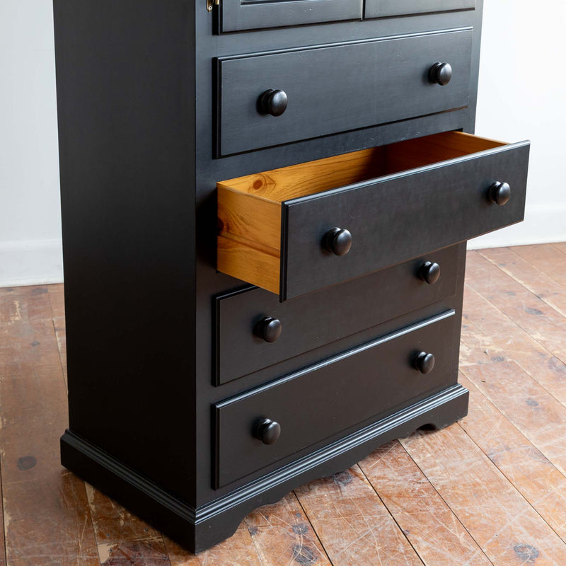 Waterloo Chest with Doors in Black