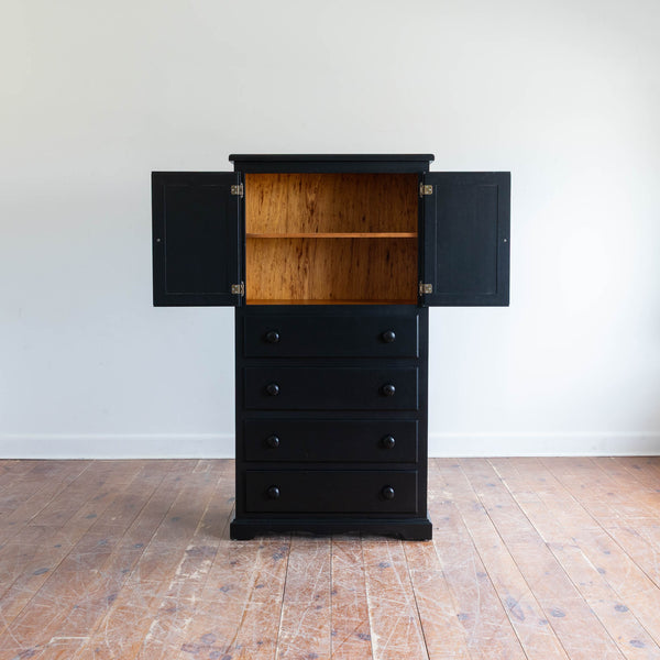 Waterloo Chest with Doors in Black