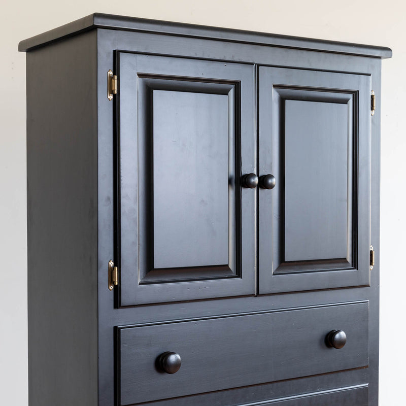 Waterloo Chest with Doors in Black