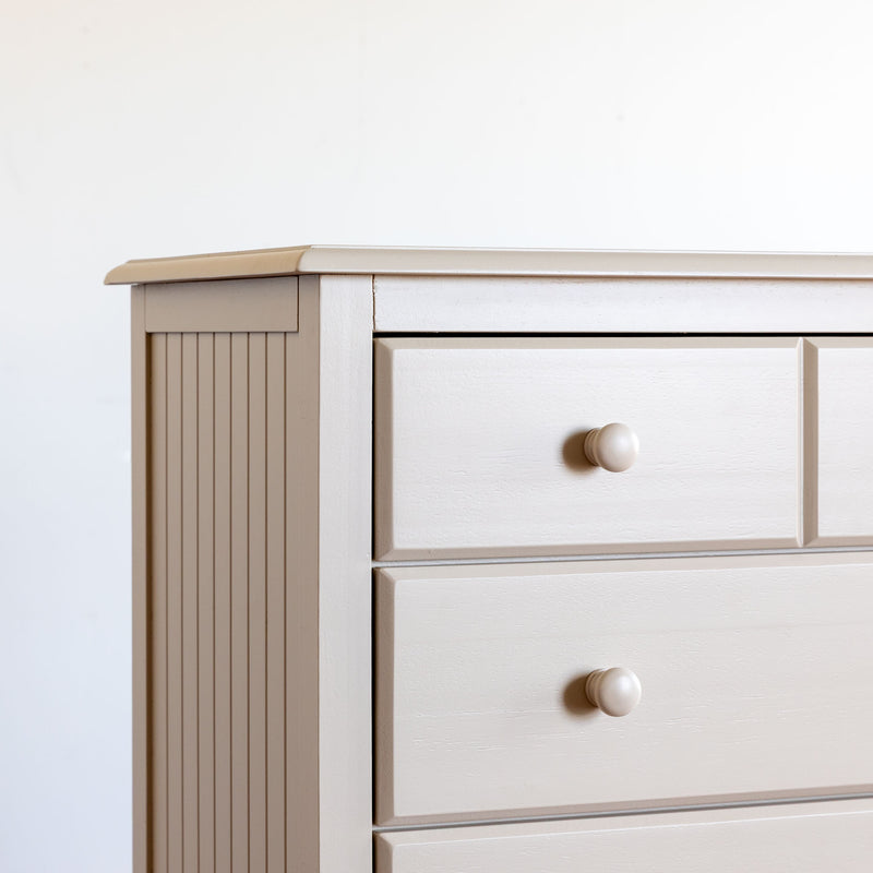 Clyde High Boy Dresser in Sand