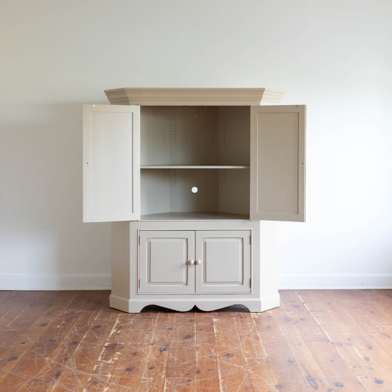 Corner Cabinet in Sand