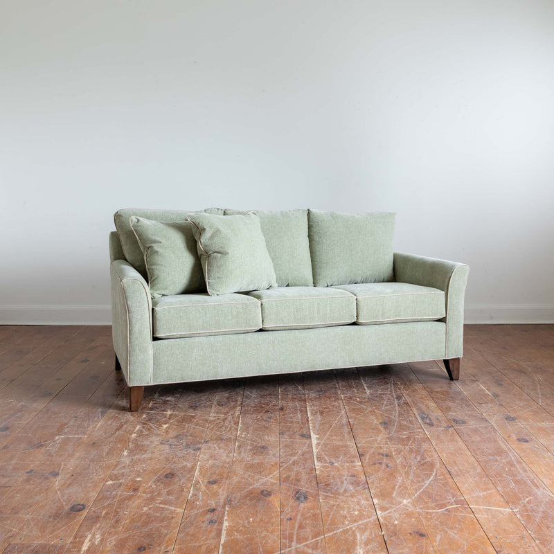 The Danforth Demi Sofa in Honeydew