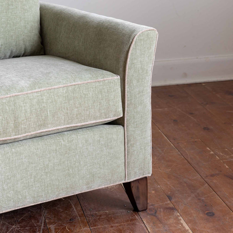 The Danforth Demi Sofa in Honeydew