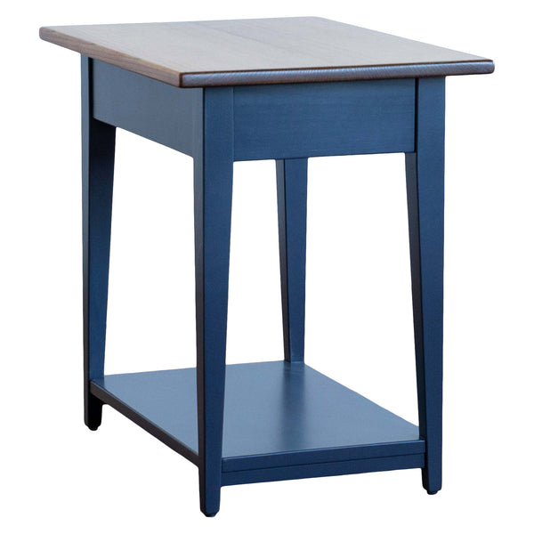 Eton Side Table in Provincial/Hale Navy