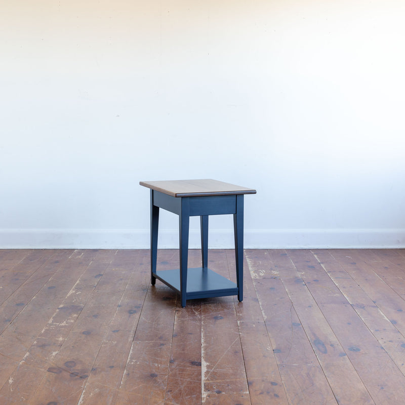 Eton Side Table in Provincial/Hale Navy