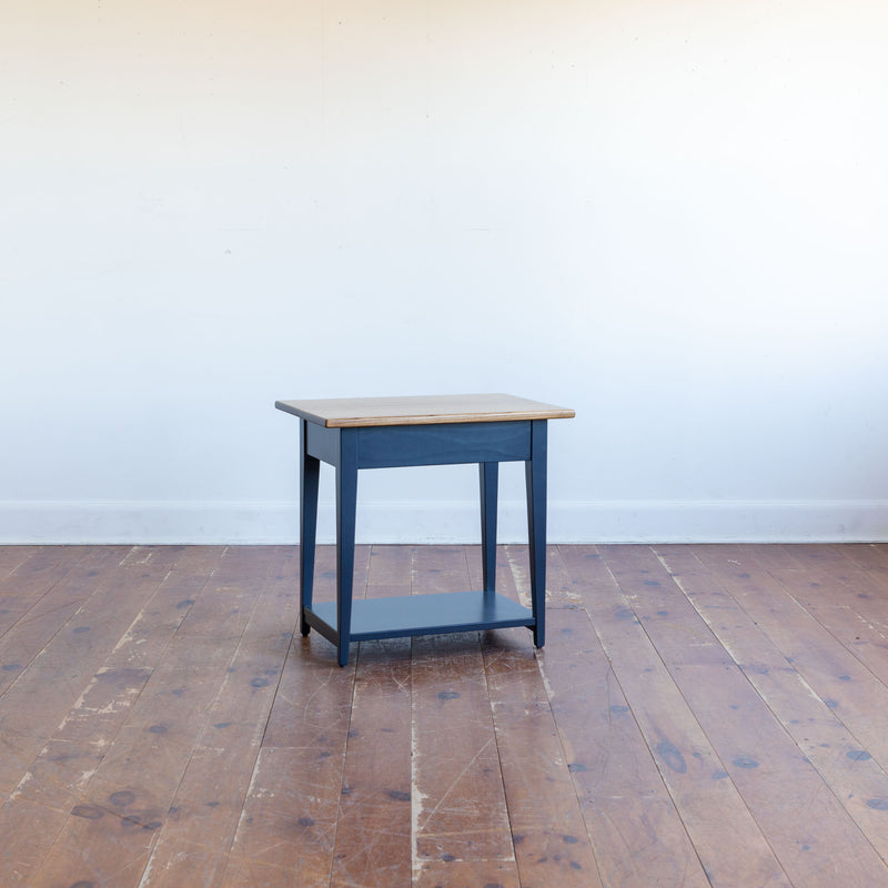 Eton Side Table in Provincial/Hale Navy