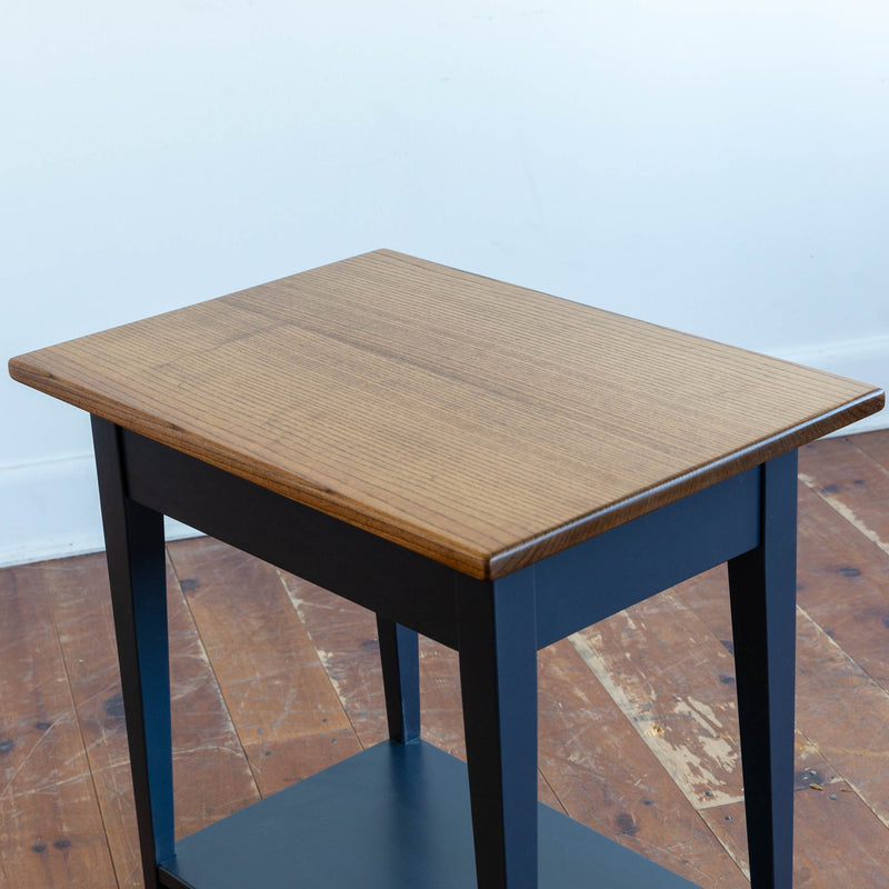 Eton Side Table in Provincial/Hale Navy