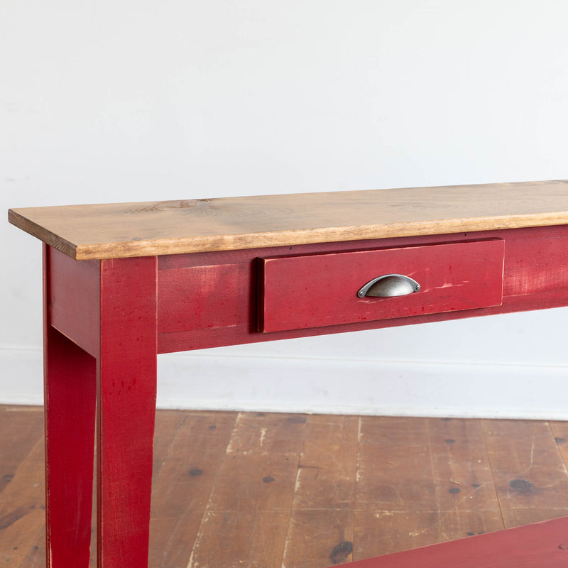 Ian Sofa Table in Vintage Red/Finahven