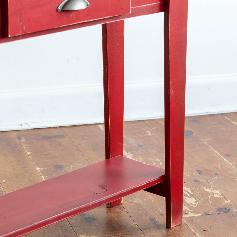 Ian Sofa Table in Vintage Red/Finahven