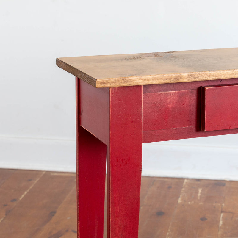 Ian Sofa Table in Vintage Red/Finahven