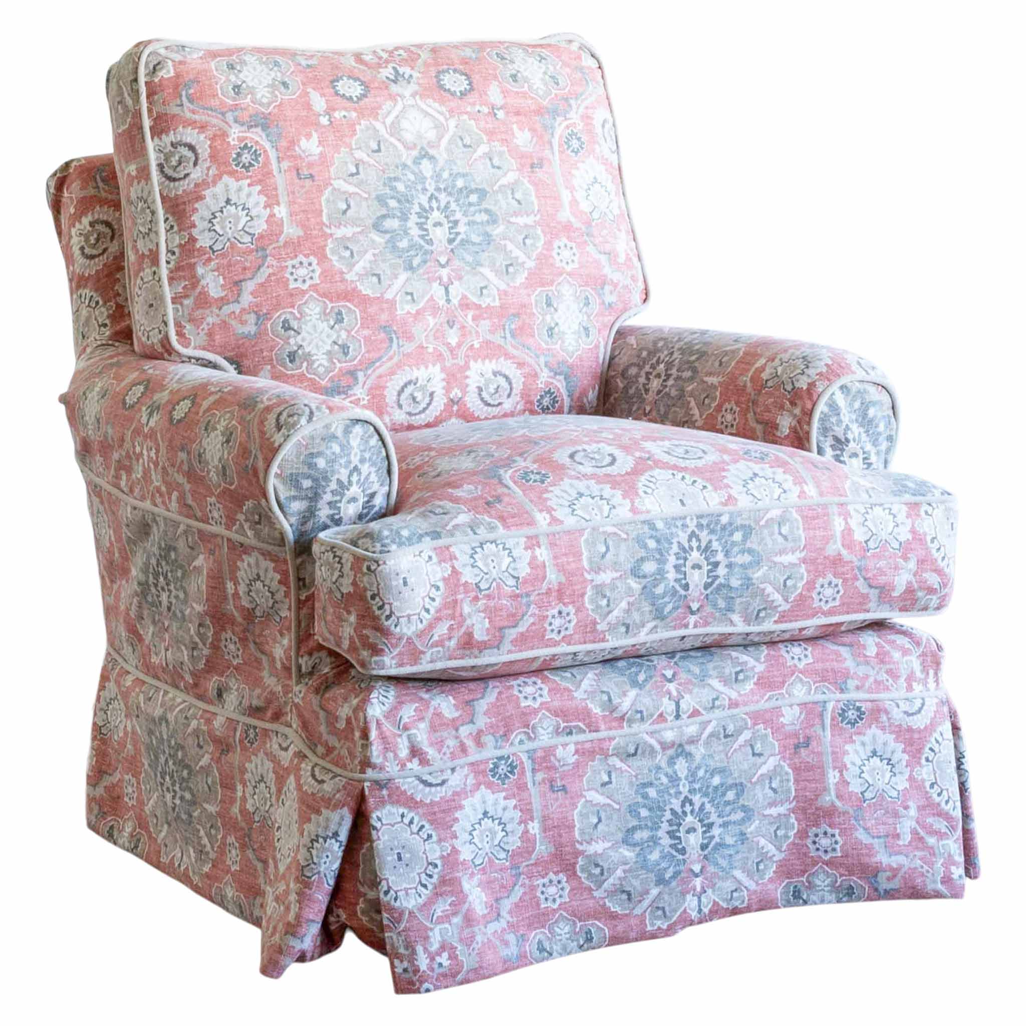 The Julianna Series in Persimmon | The Emporium | Armchair