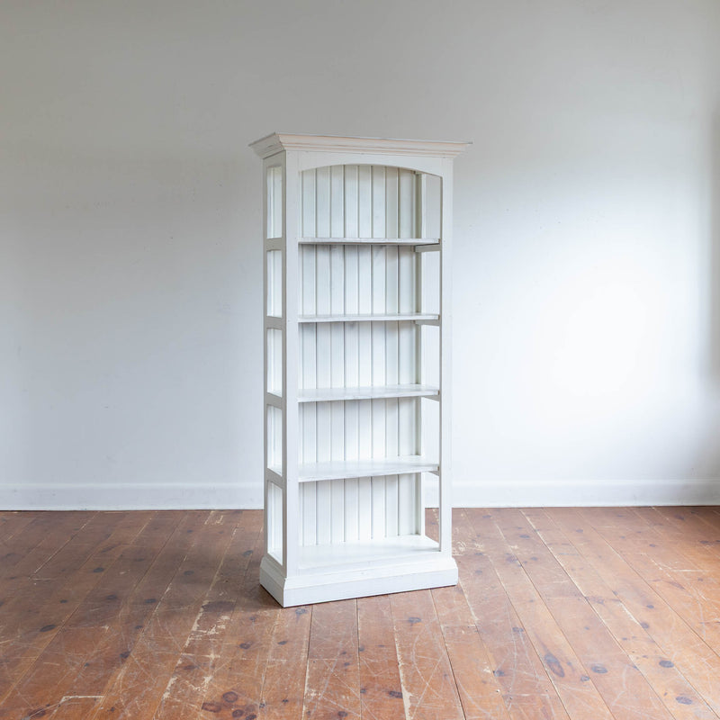 Larch Bookcase in Vintage White