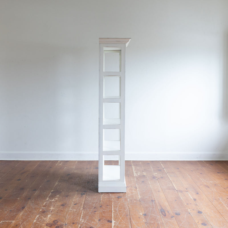 Larch Bookcase in Vintage White