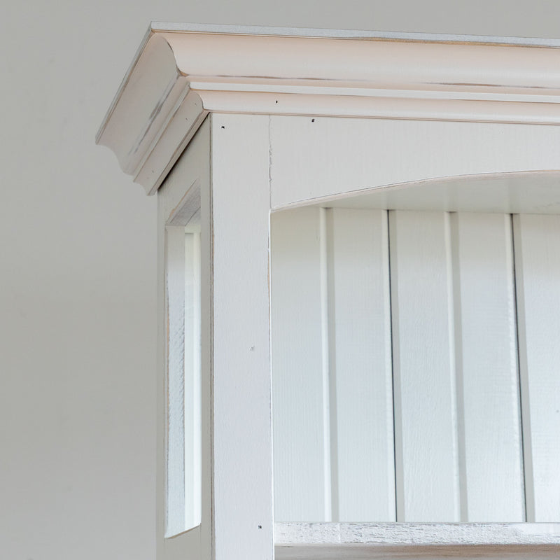 Larch Bookcase in Vintage White