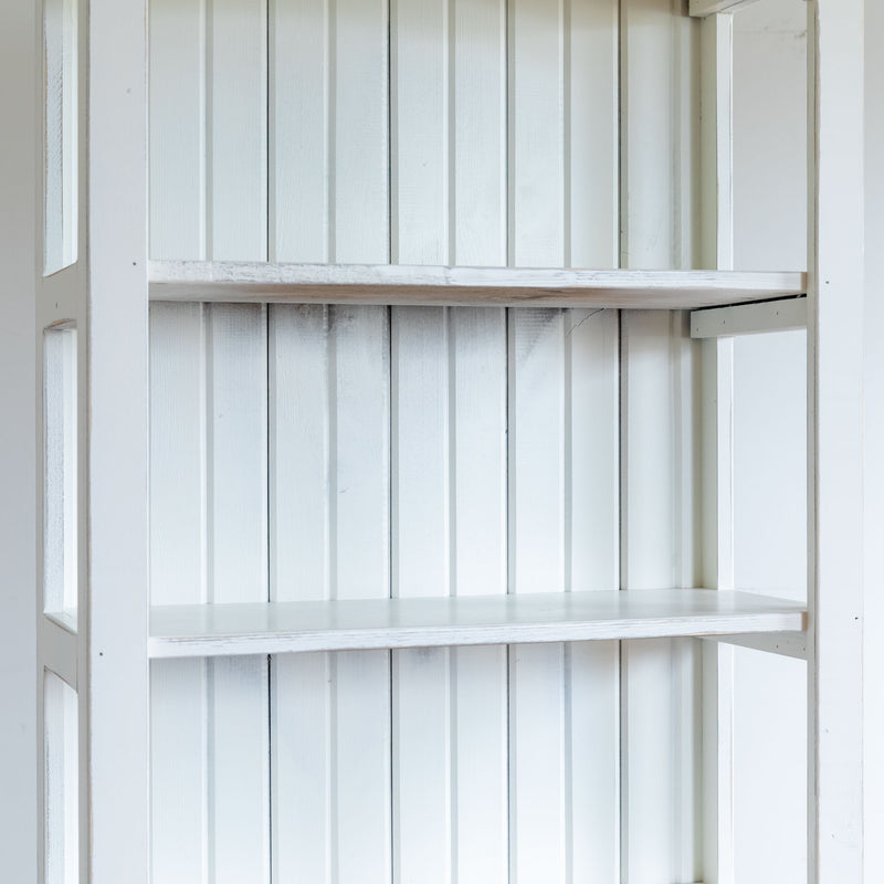 Larch Bookcase in Vintage White