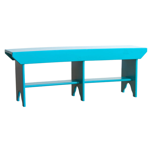 Bucket Bench in Turquoise