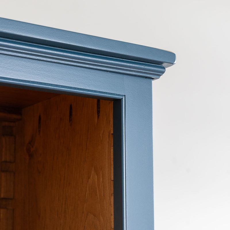 Marcel Bookcase in Soldier Blue/Finhaven