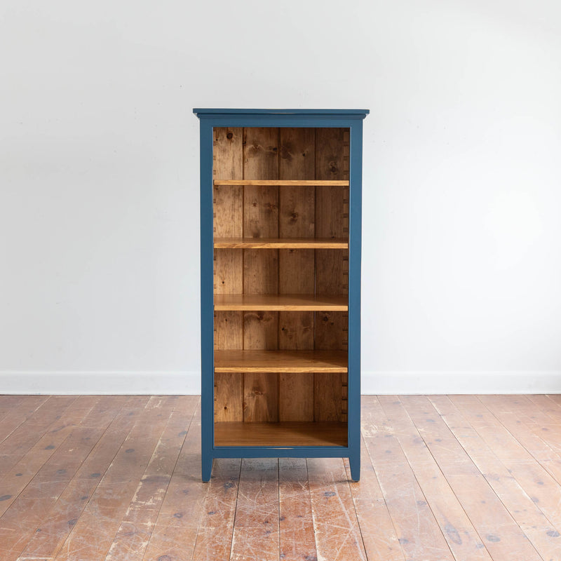 Marcel Bookcase in Soldier Blue/Finhaven