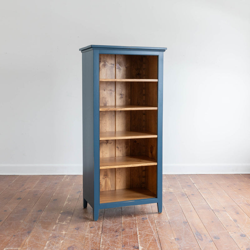 Marcel Bookcase in Soldier Blue/Finhaven