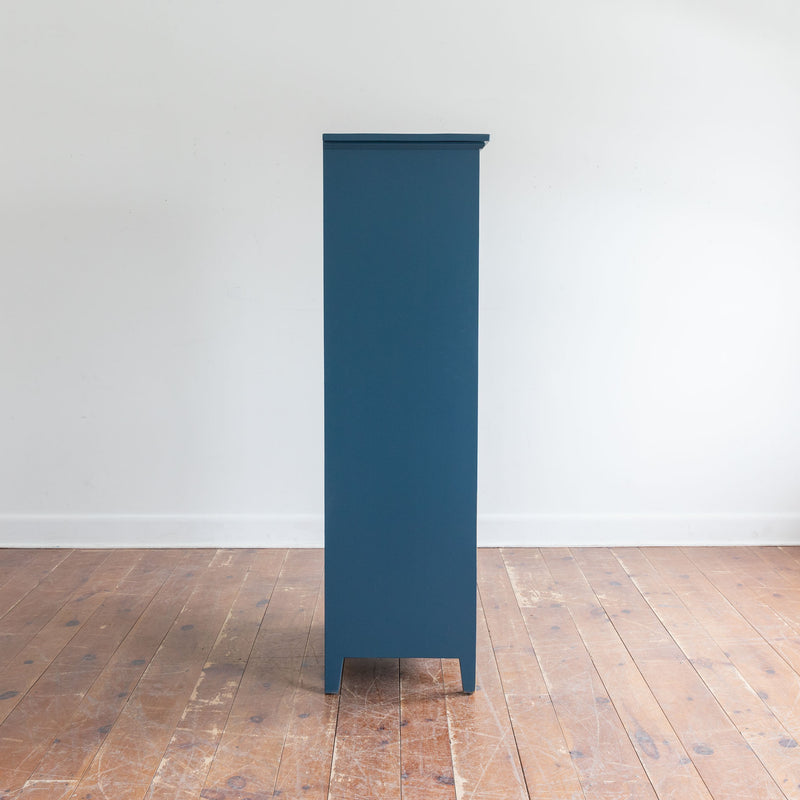 Marcel Bookcase in Soldier Blue/Finhaven