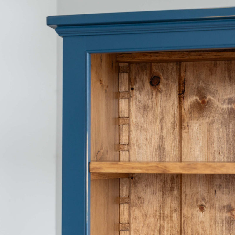 Marcel Bookcase in Soldier Blue/Finhaven