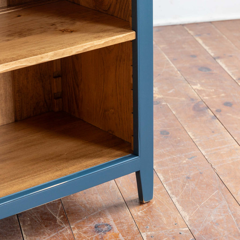 Marcel Bookcase in Soldier Blue/Finhaven