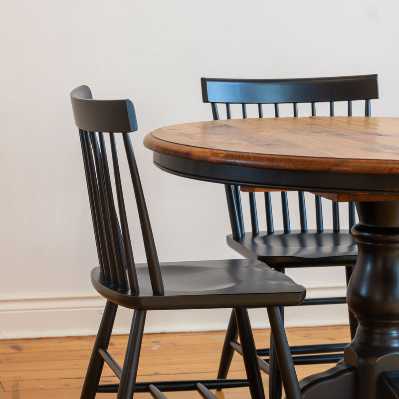 Picton Table & Four Whittaker Chairs Black/Williams