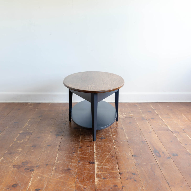 Reed Oval Coffee Table in Provincial/Hale Navy