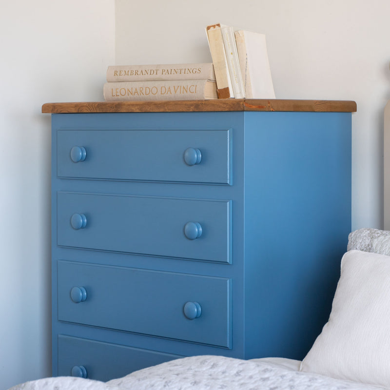 Wilson High Boy Dresser in Old Blue Jeans/Finahven