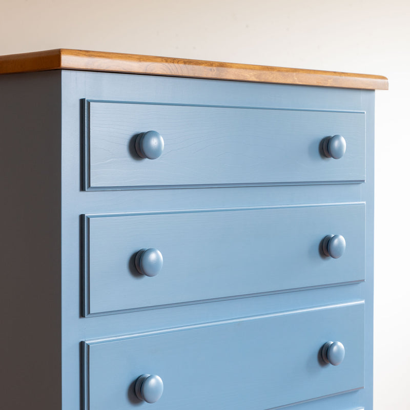 Wilson High Boy Dresser in Old Blue Jeans/Finahven