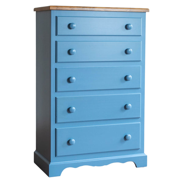 Wilson High Boy Dresser in Old Blue Jeans/Finahven