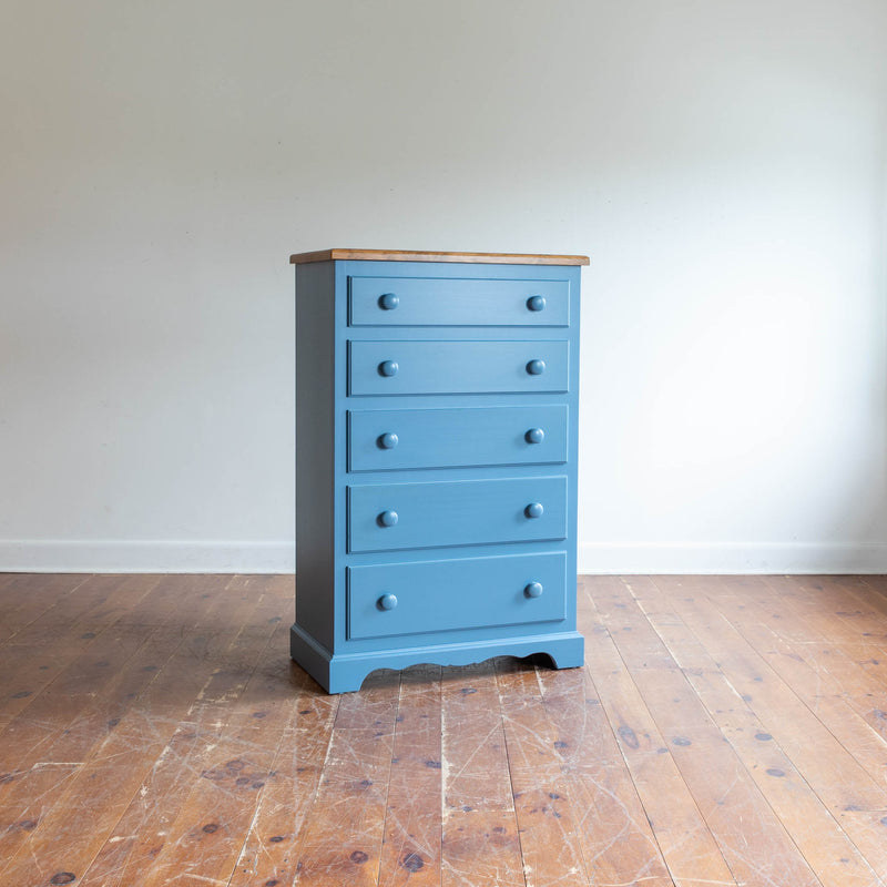 Wilson High Boy Dresser in Old Blue Jeans/Finahven